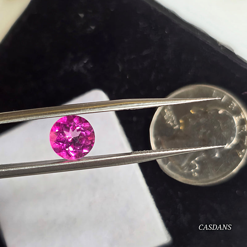 Pink Topaz Facet (Coated) - Calibrated