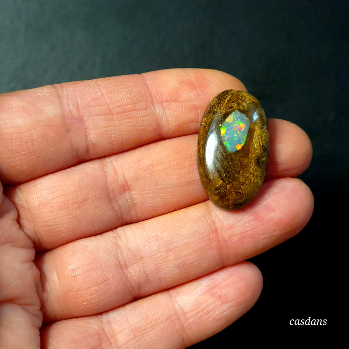 Boulder w/ Ethiopian Opal Inlay