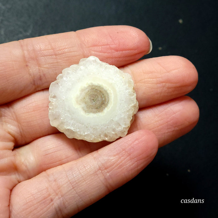 Solar Eye Quartz Slice