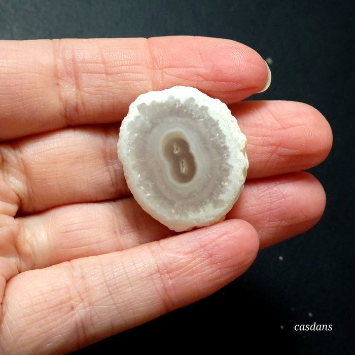 Solar Eye Quartz Slice