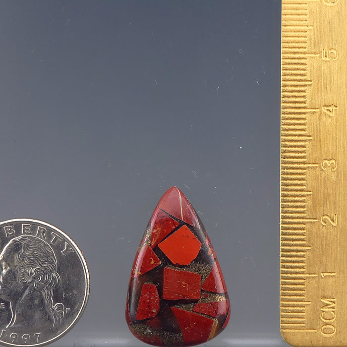 Red Jasper Copper Composite