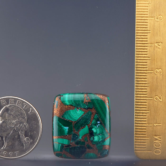 Malachite Copper Composite