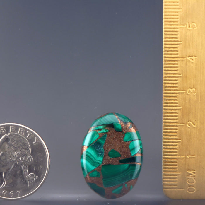 Malachite Copper Composite