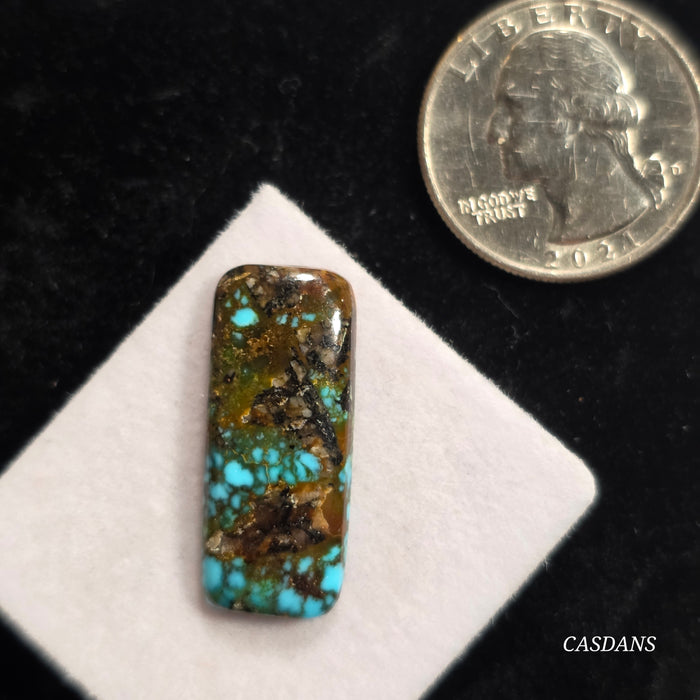 Kingman Red Web Polychrome Matrix Turquoise