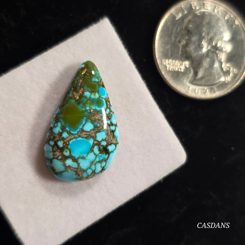 Kingman Red Web Polychrome Matrix Turquoise