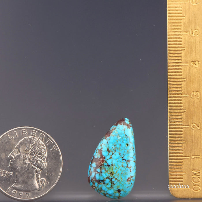 Kingman Red Web Polychrome Matrix Turquoise