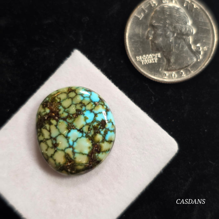 Kingman Red Web Polychrome Matrix Turquoise