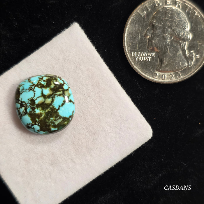 Kingman Red Web Polychrome Matrix Turquoise