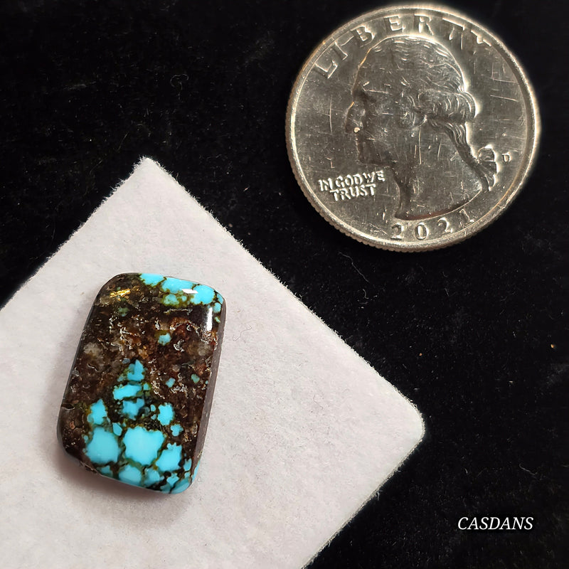 Kingman Red Web Polychrome Matrix Turquoise