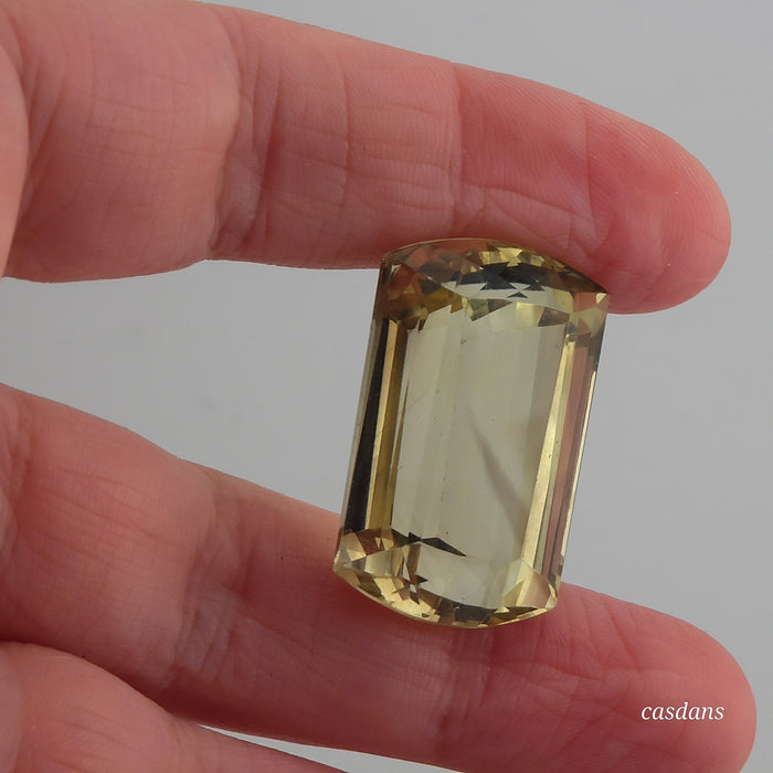 Lemon Quartz Facet