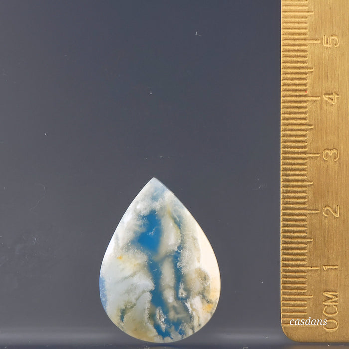 Plume Agate Doublet