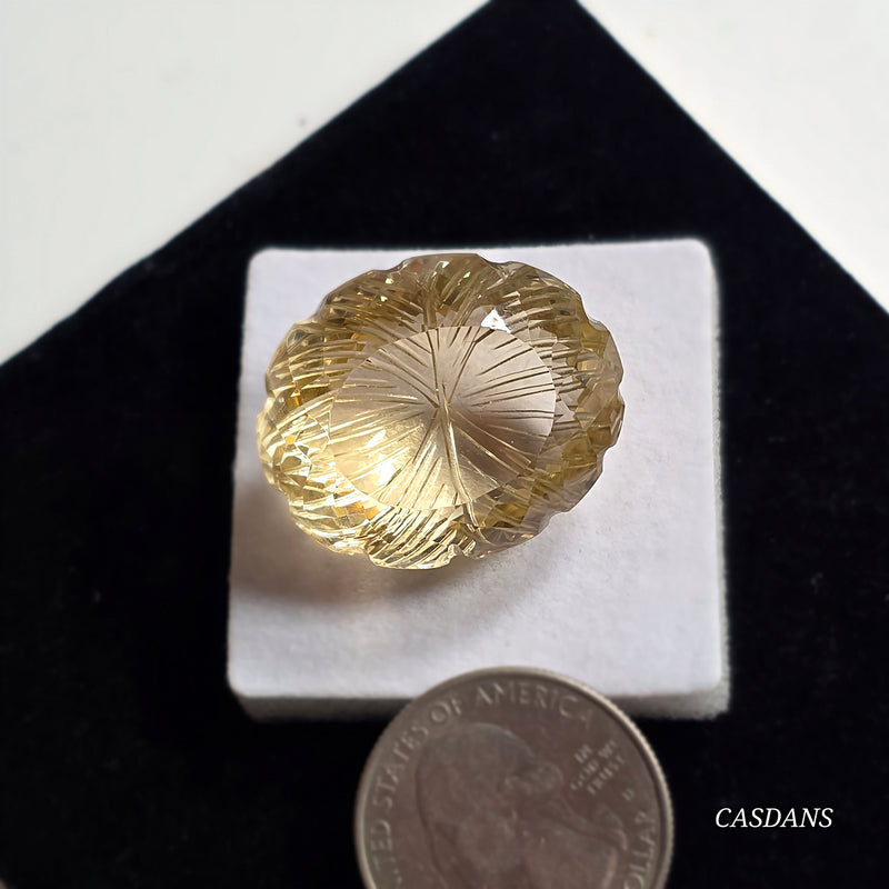 Intaglio Quartz Facet