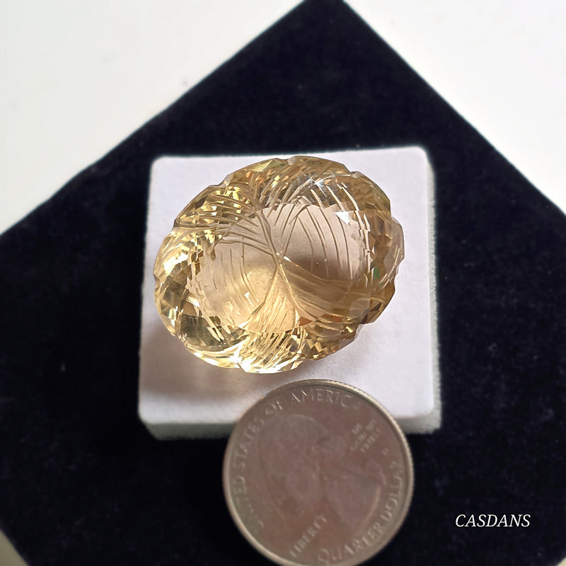 Intaglio Quartz Facet