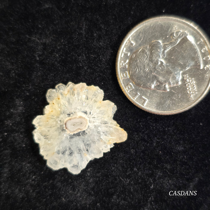 Solar Quartz Stalactite Slice