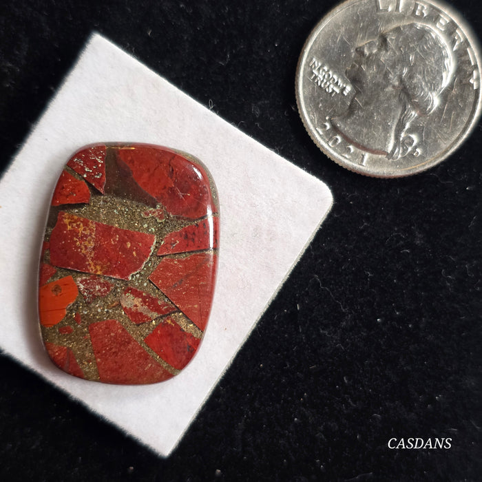 Red Jasper Copper Composite