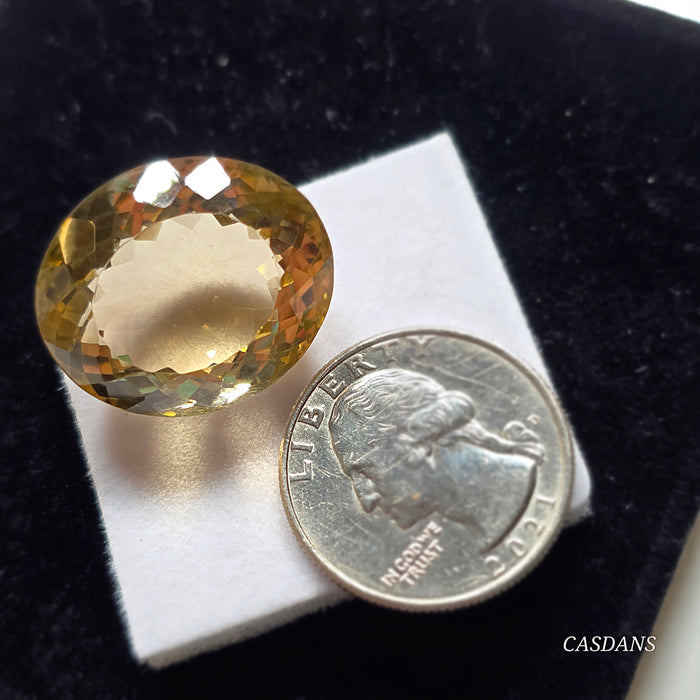 Lemon Quartz Facet