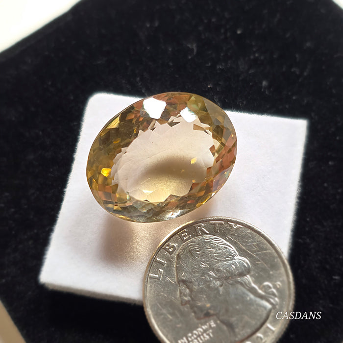 Lemon Quartz Facet
