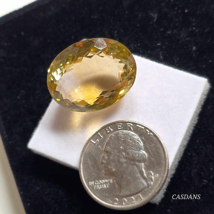 Lemon Quartz Facet