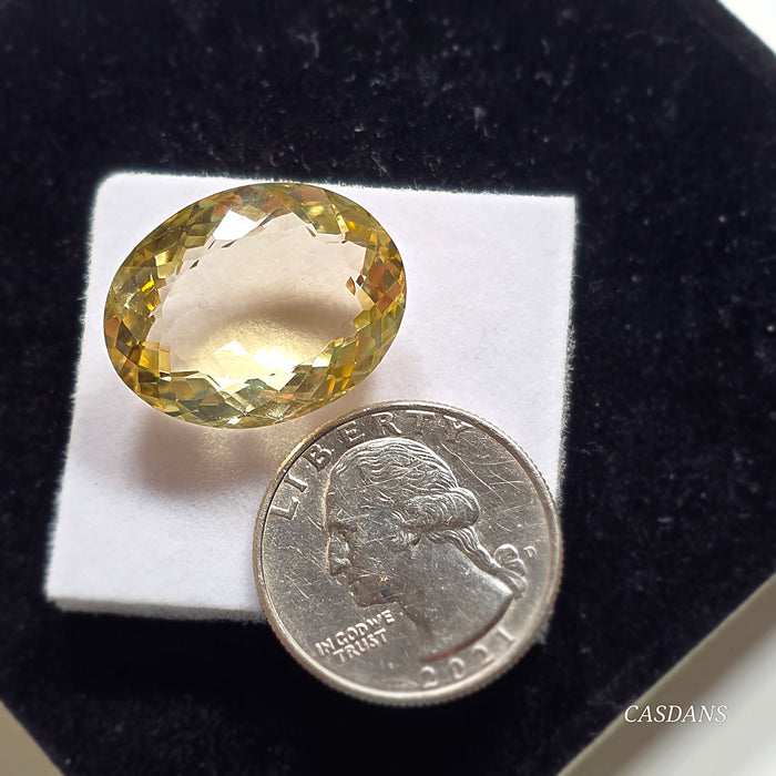 Lemon Quartz Facet