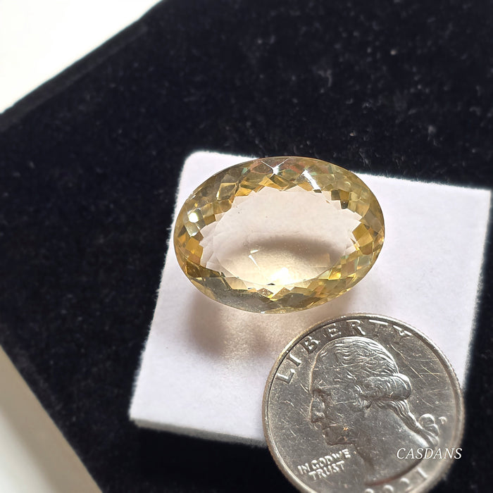 Lemon Quartz Facet
