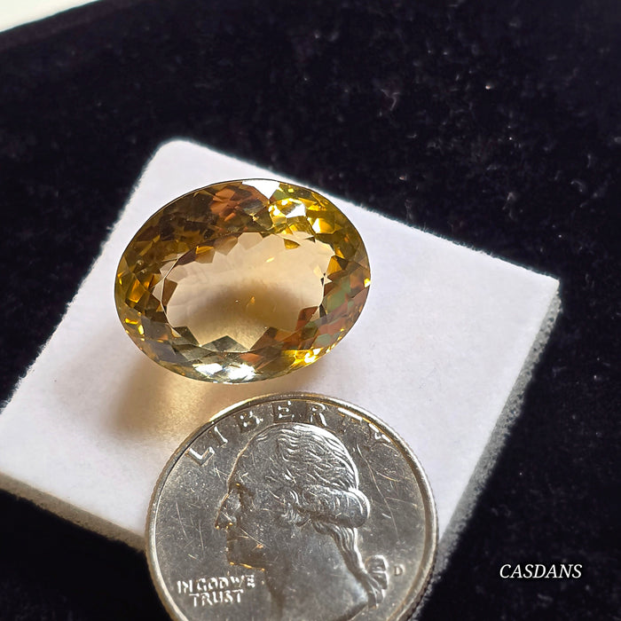 Lemon Quartz Facet