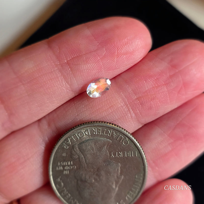 Madagascar Moonstone Facet - Calibrated