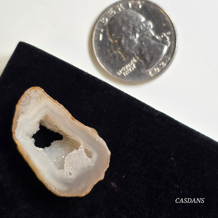 Druzy Agate Slice