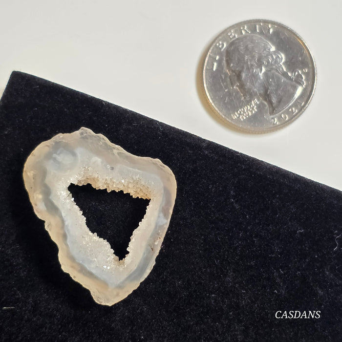 Druzy Agate Slice