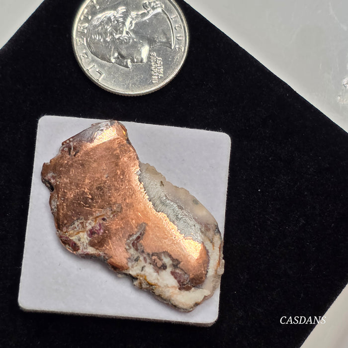 Native Copper Dolomite Slice