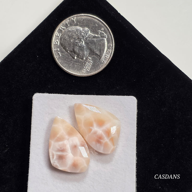 Pink Natrolite Cabochon
