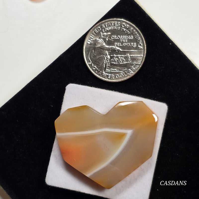 Carnelian Banded Agate Cabochon