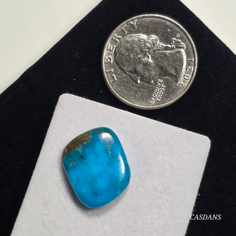 Kingman Bird's Eye Turquoise Cabochon