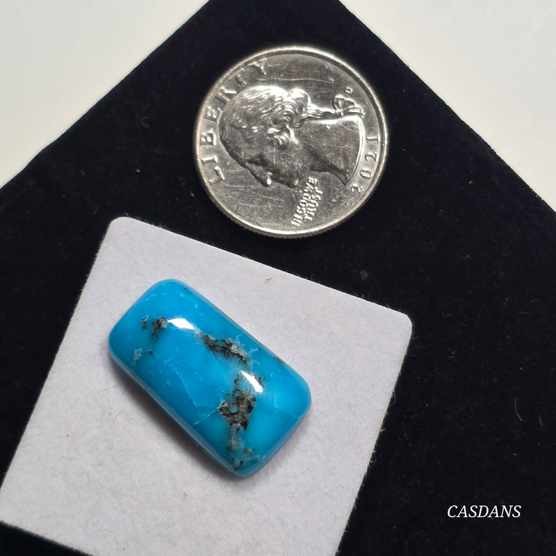 Kingman Bird's Eye Turquoise Cabochon