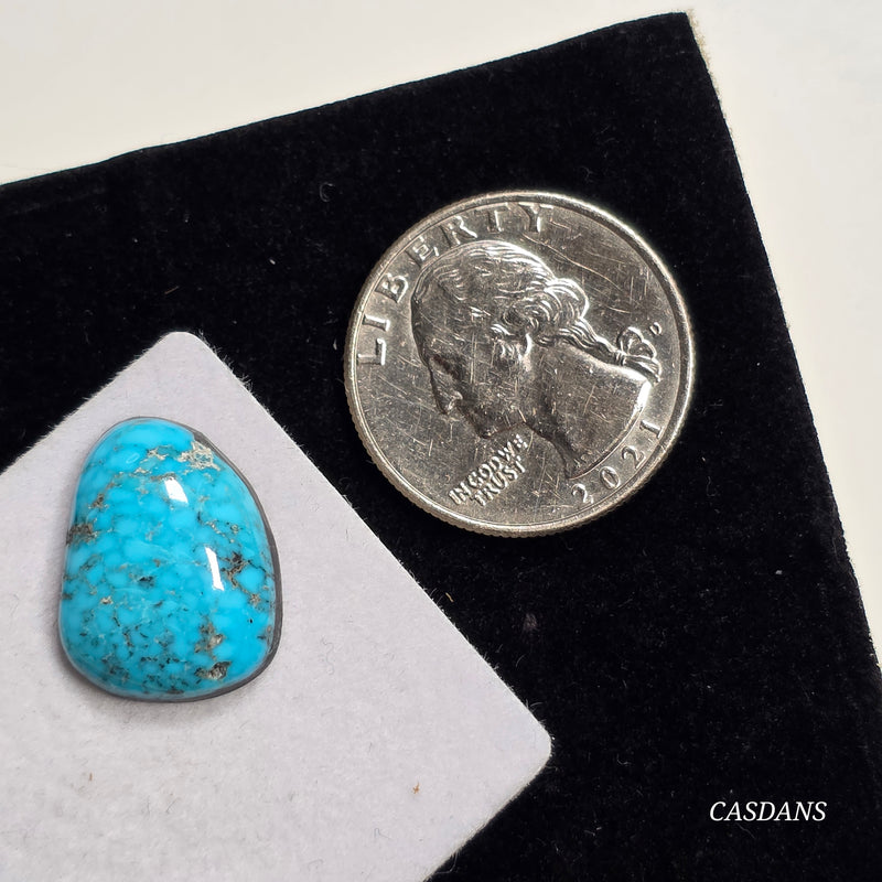 Kingman Bird's Eye Turquoise Cabochon