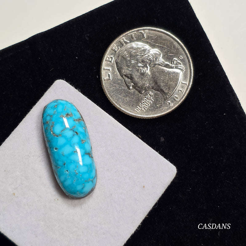 Kingman Bird's Eye Turquoise Cabochon