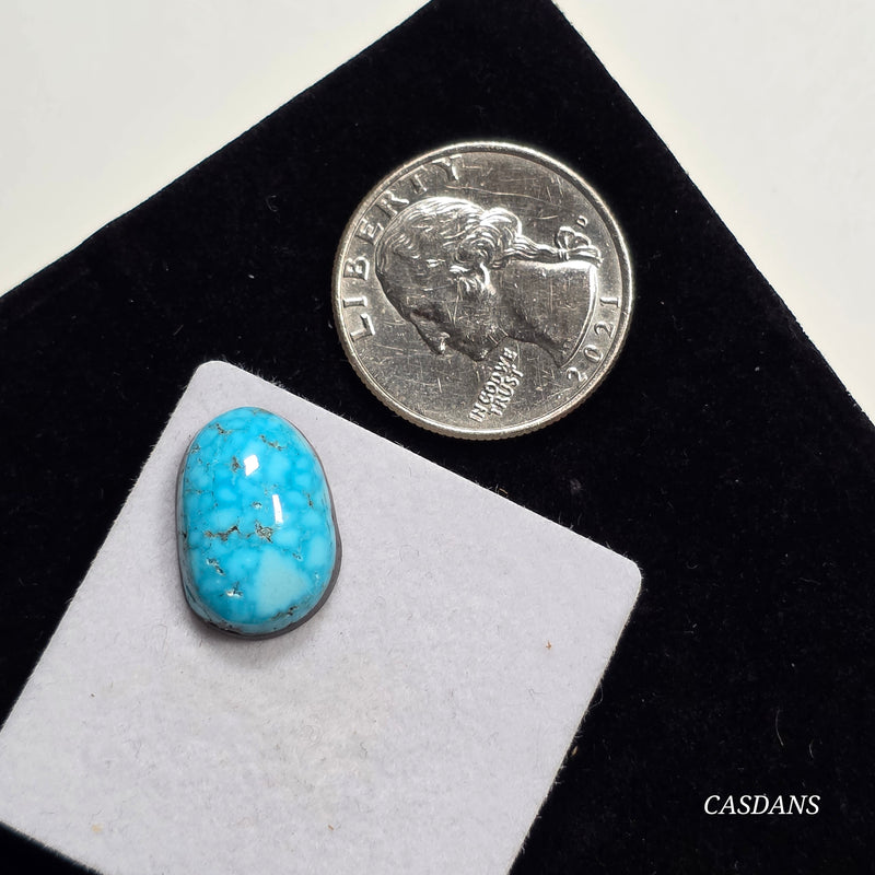 Kingman Bird's Eye Turquoise Cabochon