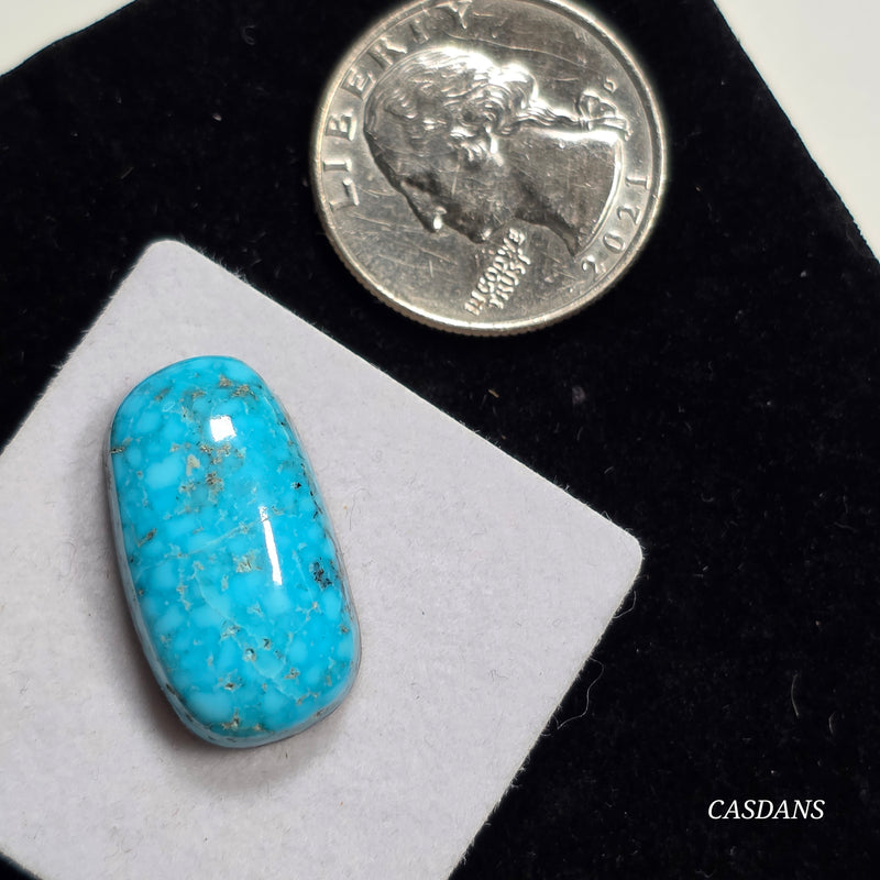 Kingman Bird's Eye Turquoise Cabochon