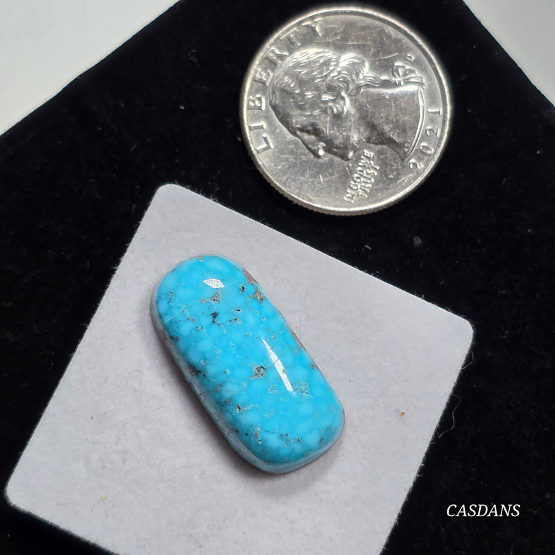 Kingman Bird's Eye Turquoise Cabochon