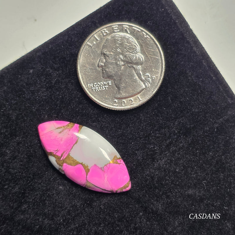 Pink Oasis Composite Cabochon