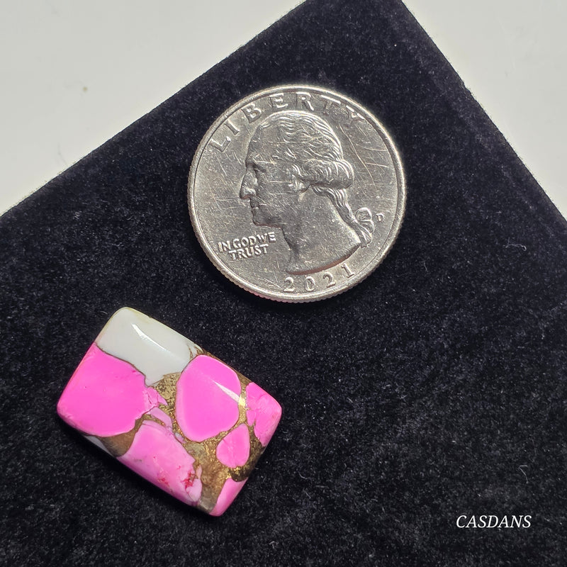 Pink Oasis Composite Cabochon