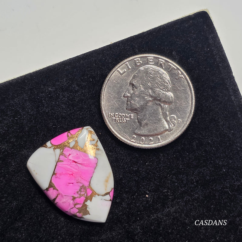 Pink Oasis Composite Cabochon