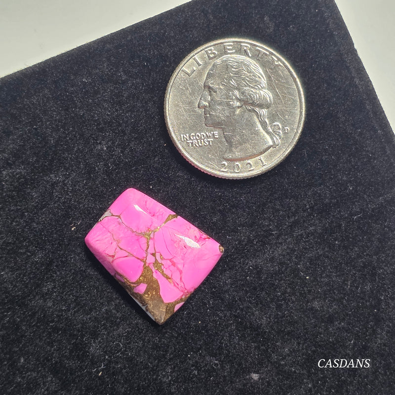 Pink Oasis Composite Cabochon