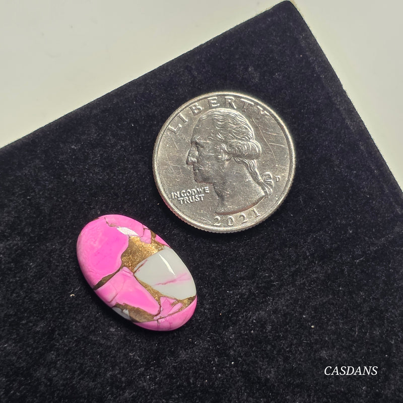Pink Oasis Composite Cabochon