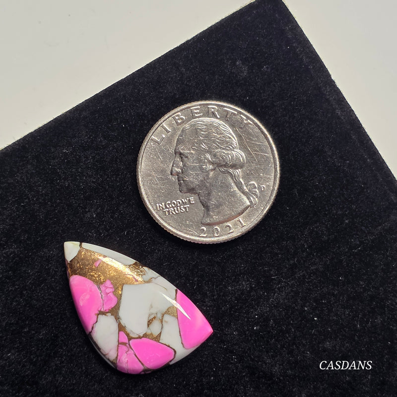 Pink Oasis Composite Cabochon