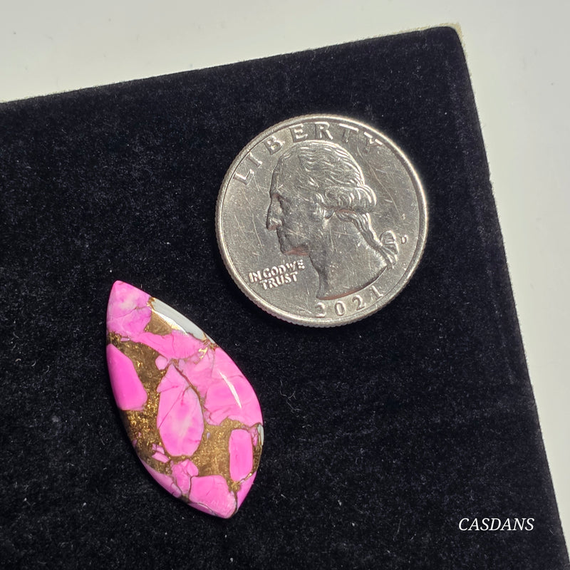 Pink Oasis Composite Cabochon