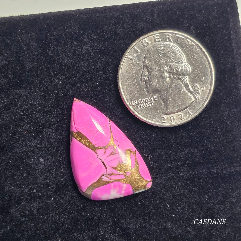 Pink Oasis Composite Cabochon