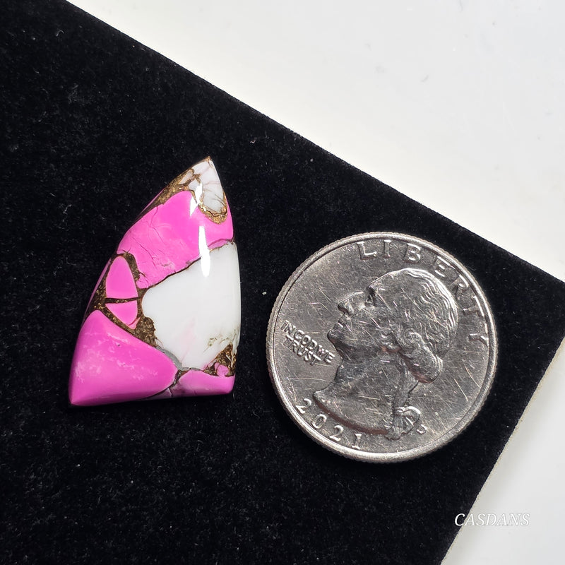 Pink Oasis Composite Cabochon