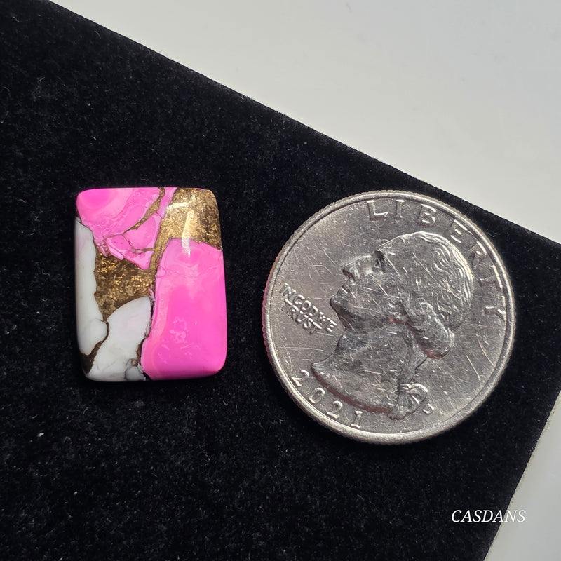 Pink Oasis Composite Cabochon