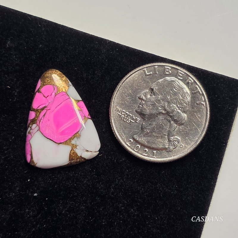 Pink Oasis Composite Cabochon
