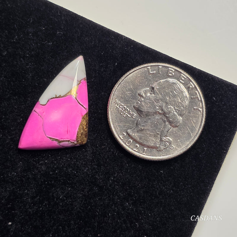 Pink Oasis Composite Cabochon